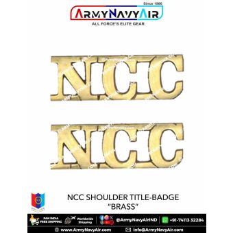 NCC Shoulder Title Badge : ArmyNavyAir.com