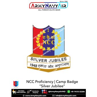 NCC | National Cadet Corps Proficiency Camp Badges (All Wings) : ArmyNavyAir.com-Silver Jubilee Shield
