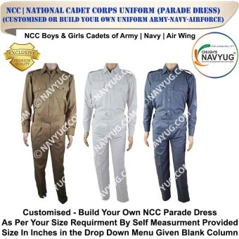 NCC | National Cadet Corps "Parade Dress" (Shirt & Trouser-Pant PWPC) : ArmyNavyAir.com