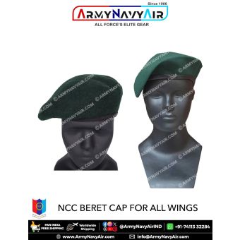 NCC Beret Cap Rifle Green : ArmyNavyAir.com