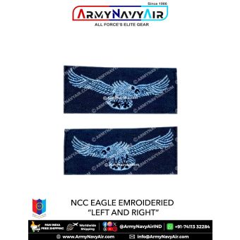 NCC Eagle Embroidery Badge : ArmyNavyAir.com