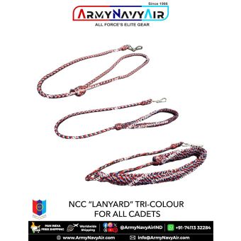 NCC | National Cadet Corps "Lanyard" For Boys & Girls Cadets : ArmyNavyAir.com