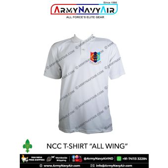 Personalised T Shirts with NCC |National Cadet Corps "All Wing" : ArmyNavyAir.com