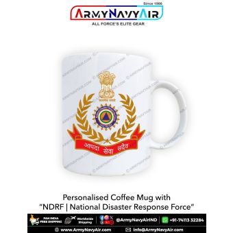 Personalised Coffee Mugs With NDRF : ArmyNavyAir.com