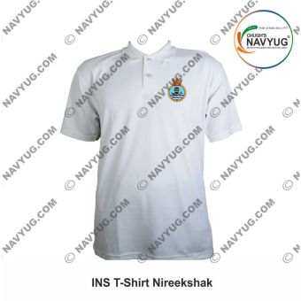 Personalised Indian Navy T-Shirt INS Nireekshak : ArmyNavyAir.com