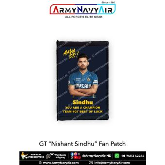 GT Nishant Sindhu Fan Patch - Must Have For True Fans! : ArmyNavyAir.com