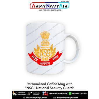Personalised Coffee Mugs With NSG : ArmyNavyAir.com