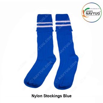 Uniform Nylon Stockings Blue