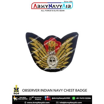 Observer Indian Navy Chest Badge - ArmyNavyAir.com