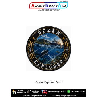 Ocean Explorer Scuba Diving Adventure Round Patch