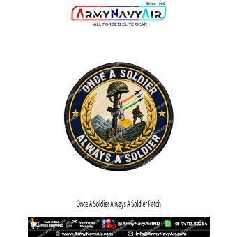 Once a Soldier Always a Soldier Pride Patch