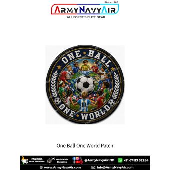 One Ball One World Football Patch