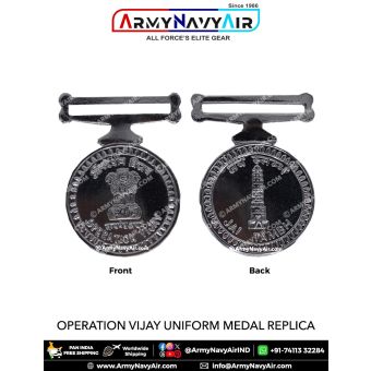OP Vijay Operation Vijay Uniform Medal Replica ( Full Size ) - ArmyNavyAir.com
