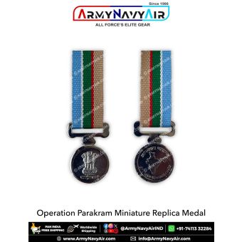 Operation Parakram Miniature Medal : ArmyNavyAir.com