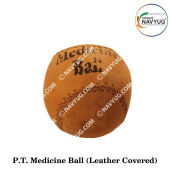 Indian Armed Force P.T. Medicine Ball (Leather Covered) For Physical Training Indoor-Outdoor -3 Kg