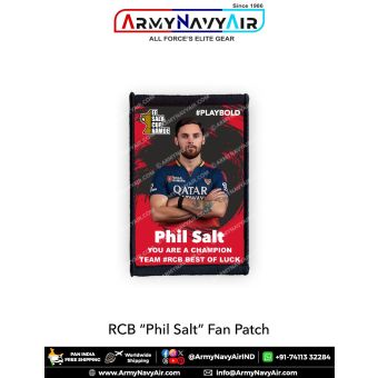 RCB Phil Salt Fan Patch - Must Have For True Fans! : ArmyNavyAir.com