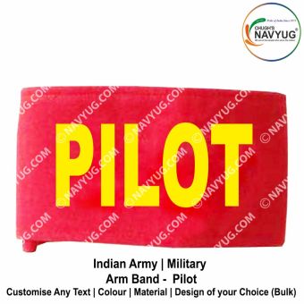 Indian Army-Military (Armoured Division) (Arm Band-Armlet-Brassards) Arm Band Worn Around Upper Arm For Various Duties-Patrol-Security-Convoy & Personnel Escorts-Pilot