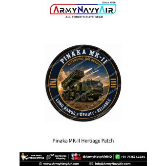 Pinaka Mk-II Multiple Rocket Launcher Heritage Patch