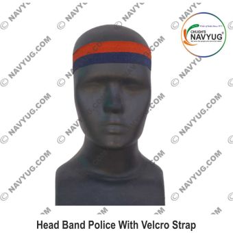 Head Band Police With Velcro Strap |Chughs Navyug
