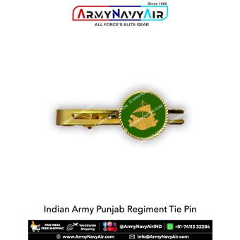 Indian Army Punjab Regiment Tie Pin : ArmyNavyAir.com