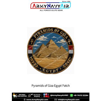 Pyramids of Giza Egypt Heritage Patch