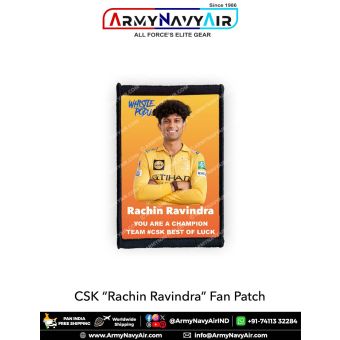 CSK Rachin Ravindra Fan Patch - Must Have For True Fans! : ArmyNavyAir.com