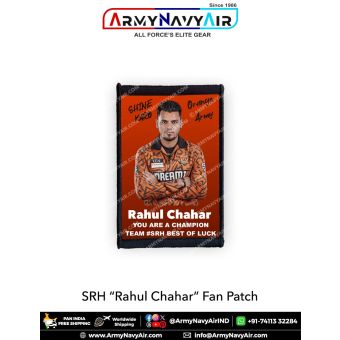SRH Rahul Chahar Fan Patch - Must Have For True Fans! : ArmyNavyAir.com