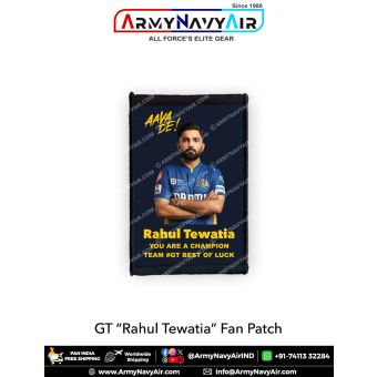 GT Rahul Tewatia Fan Patch - Must Have For True Fans! : ArmyNavyAir.com