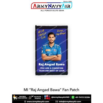 MI Raj Angad Bawa Fan Patch - Must Have For True Fans! : ArmyNavyAir.com