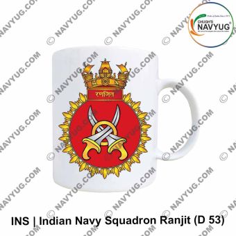 Navy Rajput Class Mug |Indian Navy (Destroyer Ship) Souvenir Gift-INS Ranjit (D 53)