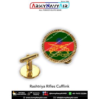 Indian Army Rashtriya Rifles Cufflinks : ArmyNavyAir.com