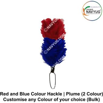Hackle Red & Blue : ArmyNavyAir.com