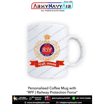 Personalised Coffee Mugs With RPF : ArmyNavyAir.com