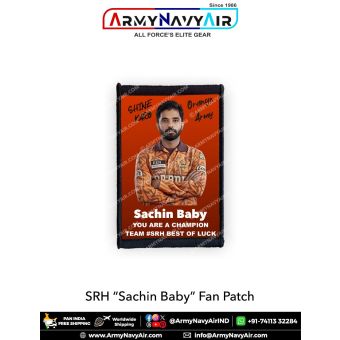SRH Sachin Baby Fan Patch - Must Have For True Fans! : ArmyNavyAir.com
