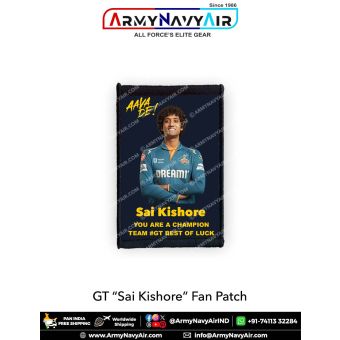 GT Sai Kishore Fan Patch - Must Have For True Fans! : ArmyNavyAir.com