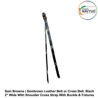 Leather Cross Belt White : ArmyNavyAir.com
