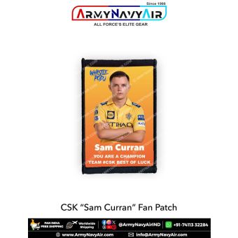 CSK Sam Curran Fan Patch - Must Have For True Fans! : ArmyNavyAir.com