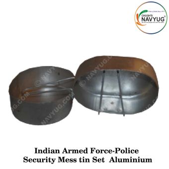 Mess Tin Oval Shape Aluminum With Foldable Handle : ArmyNavyAir.com