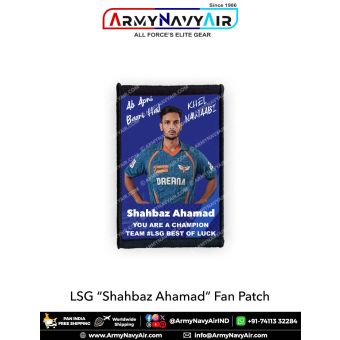 LSG Shahbaz Ahmed Fan Patch - Must Have For True Fans! : ArmyNavyAir.com