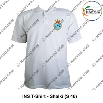 Personalised Indian Navy T-Shirt INS Shalki : ArmyNavyAir.com