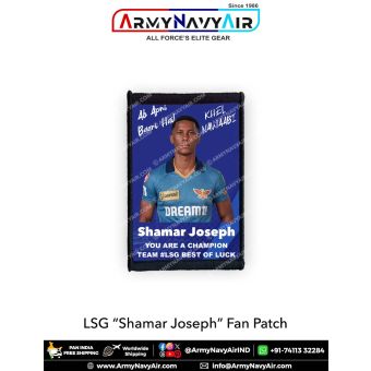 LSG Shamar Joseph Fan Patch - Must Have For True Fans! : ArmyNavyAir.com