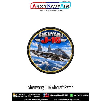 Shenyang J-16 Multirole Fighter Aircraft Patch for Military Aviation Enthusiasts and Collectors