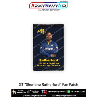 GT Sherfane Rutherford Fan Patch - Must Have For True Fans! : ArmyNavyAir.com