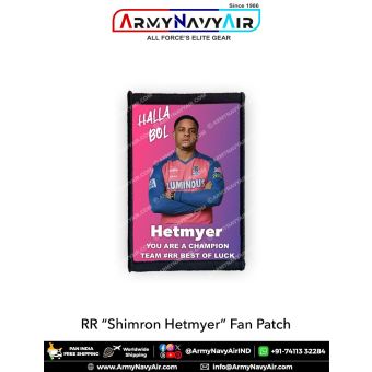 RR Shimron Hetmyer Fan Patch - Must Have For True Fans! : ArmyNavyAir.com