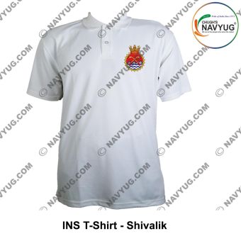 Personalised Indian Navy T-Shirt INS Shivalik : ArmyNavyAir.com