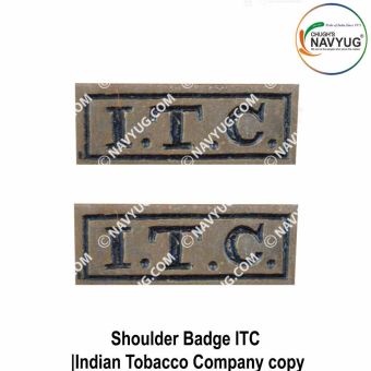 ITC Indian Tobacco Company Limited Shoulder Title Badge : ArmyNavyAir.com