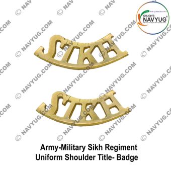 Sikh Regiment Shoulder Title Badge : ArmyNavyAir.com
