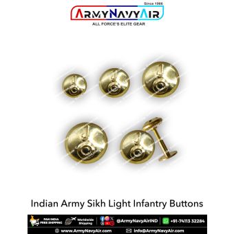 Indian Army SIKHLI Buttons : ArmyNavyAir.com