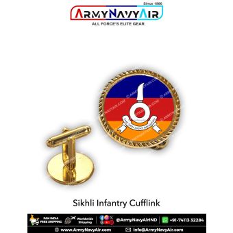 Indian Army SIKHLI Regiment Cufflinks : ArmyNavyAir.com