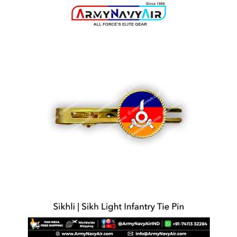 Indian Army Sikh Light Infantry Tie Pin : ArmyNavyAir.com